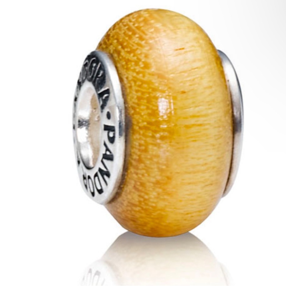 PANDORA - Pau Amarelo Wood Charm #790705 [retired]